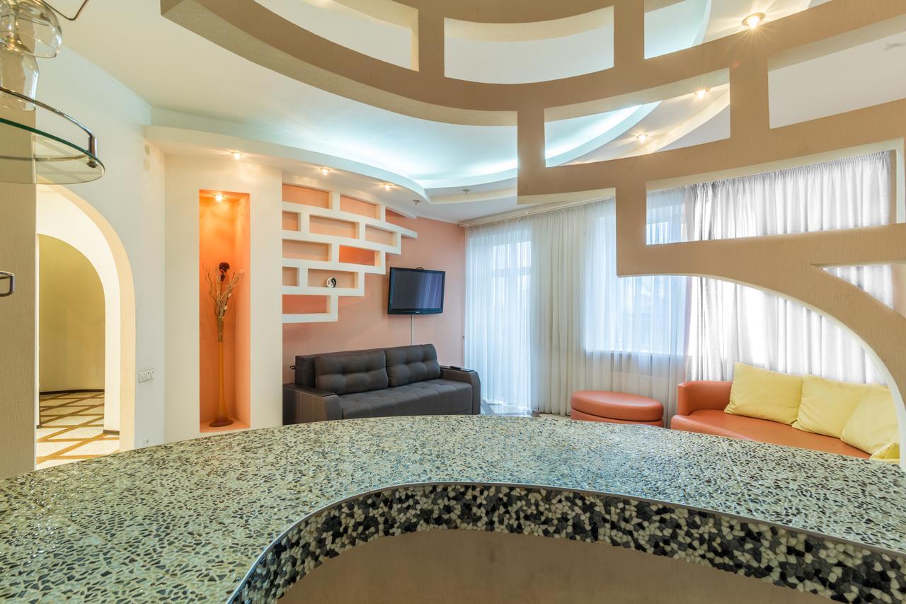 Lux Near Most City With Panoramic Windows Dnipro Bagian luar foto
