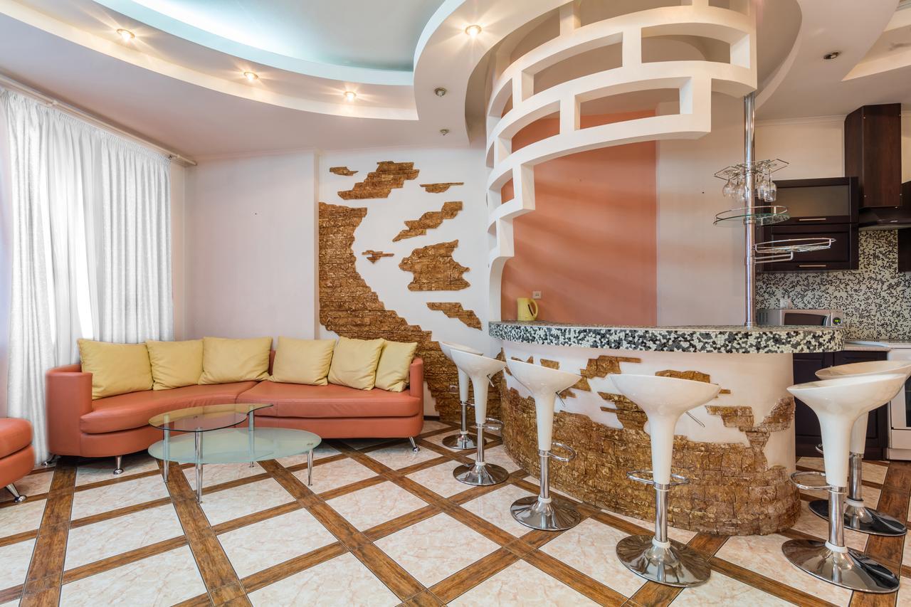 Lux Near Most City With Panoramic Windows Dnipro Bagian luar foto